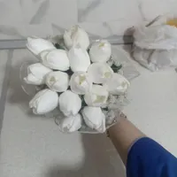 دسته گل نو لاله لمسی|گل مصنوعی|تبریز, |دیوار