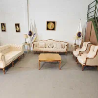 مبل مبلمان کلاسیک فندقی ناادیا|مبلمان خانگی و میز عسلی|شیراز, یخ سازی|دیوار