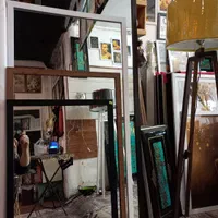 اینه قدی گنبدی و مستطیل با قاب چوبی|آینه|مشهد, سرافرازان|دیوار