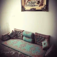 سرویس پشتی شاهنشین طرح زرین نگار کد ۲۵ رنگ ابی|پشتی|مشهد, وکیل‌آباد|دیوار