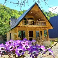 کلبه چوبی سویسی دلوین جاده اسالم