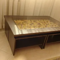 میز جلو مبلی به همراه ۴ میز عسلی|مبلمان خانگی و میز عسلی|کرج, شهرک آسمان|دیوار