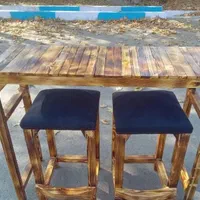 میز و صندلی کمجا کافه ای|صندلی و نیمکت|قزوین, |دیوار