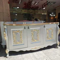 آینه و کنسول نقره طلا