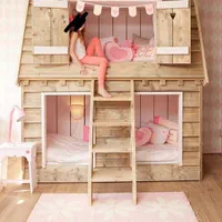 تخت دو طبقه کلبه