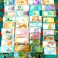 کشور مختلف اسکناس|کلکسیون سکه، تمبر، اسکناس|اصفهان, سنبلستان|دیوار