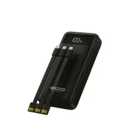 پاوربانکWICCOOاصلی 20 هزارچراغ قوه دار فست شارژقوی