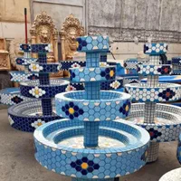 آبنما کاشیکاری سنتی طبقاتی فواره دار سرامیکی حوض|مصالح و تجهیزات ساختمان|تهران, شهرک دانشگاه|دیوار