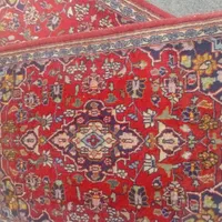 پا دری دست باف خوش نقشه بسیار قدیمی پا خورده|پادری|همدان, |دیوار
