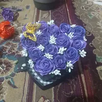 دسته گل روبانی|گل مصنوعی|کرمان, |دیوار