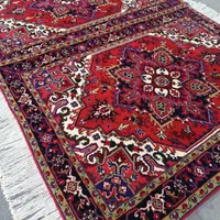 یک جفت قالیچه دستباف هریس نو/تاجری۱/۵۰ × ۲/۱۰|فرش|تهران, استاد معین|دیوار