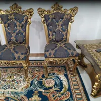 مبل استیل سلطنتی چوب گردو ۹ نفره|مبلمان خانگی و میز عسلی|شهریار, |دیوار
