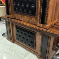 ست میز صندلی مدیریت مبلمان نیمست نیم ست اداری مبل|صندلی و نیمکت|خوی, |دیوار