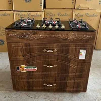 اجاق گاز MDF کابینت فندک دار طرح FER گارانتی طلایی