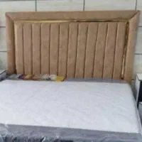 فروش تخت خواب دونفره(تمام پارچه طرح ویستا قاب خور)|تخت و سرویس خواب|اهواز, دغاغله|دیوار