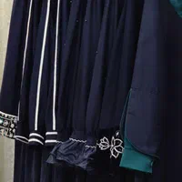 مانتو عبایی سوزن دوزی عباژیله عبا*کیمونو اربعین|لباس|شیراز, سیاه سنگ|دیوار