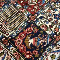 فرش ذرع‌ونیم دست‌باف اصل بختیاری نقشه خشتی درحد نو|فرش|تهران, بازار|دیوار