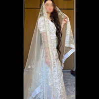 کرایه لباس عروس هندی ( لباس هندی عروس سفید )|لباس|شیراز, شاهچراغ|دیوار