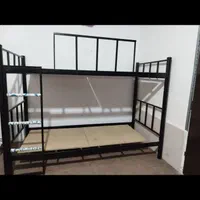 سرویس تخت خواب دوطبقه ۱نفره(تخت دوطبقه)یکنفره فلزی|تخت و سرویس خواب|شیراز, شهرک فرزانگان|دیوار
