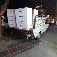 دراور چهارکشو جلومبلی پاتختی صنایع چوب و فلز حنفی|جاکفشی، کمد، دراور|قم, نیروگاه|دیوار