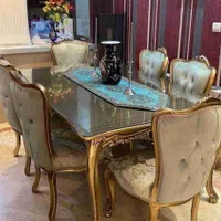 مبل مدل رز فرانسوی ۷ نفره با میز و عسلی|مبلمان خانگی و میز عسلی|ملایر, |دیوار