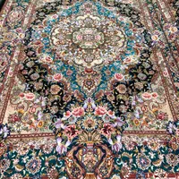 (فرش فرزین) جفت۹متری نقشه سالاری ۴۰رج۳کف ابریشم