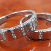 حلقه نقره ست زنانه و مردانه|جواهرات|اصفهان, چرخاب|دیوار