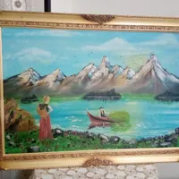 صنایع دستی. تابلو نقاشی(تالاب)|تابلو، نقاشی، عکس|شاهین‌شهر, شهرک پردیس|دیوار