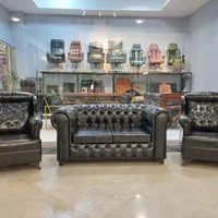 مبل اداری چسترفیلد+میزکانترفلز کتابخانه صندلی ثابت|دفتر کار|بندرعباس, |دیوار