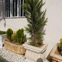 گلدان بتنی فلاورباکس فایبرگلاس مقاوم سیمانی باغی|مصالح و تجهیزات ساختمان|آستارا, |دیوار