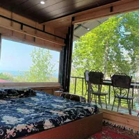 کلبه تکخواب بادید دریا دارای آلاچیق و جنگل اختصاصی