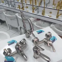 شیرالات استیل مات قاجاری شیر ۴ عدد