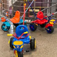 سه چرخهکودک با دسته هدایت والدین سرسره|اسباب‌بازی بچه|تهران, سلسبیل جنوبی|دیوار