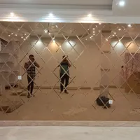 آینه کاری پازلی، آبشاری، سنتی کاری، موتیف|آینه|تبریز, |دیوار