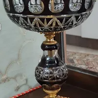 شکلات خوری برنجی و کریستال