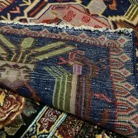 قالیچه دست باف و قدیمی|گلیم، جاجیم، گبه|قم, باجک دو|دیوار