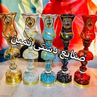 شمعدان لاله عباسی و چراغ دکوری