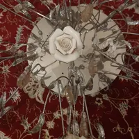 لوستر گل سرامیکی