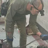لوله بازکنی رضا صیادی با دستگاه