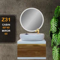 روشویی کابینتی و توالت فرنگی|لوازم سرویس بهداشتی|بروجرد, |دیوار