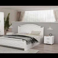 **تختخواب دونفره رنگبندی مدل روژان**