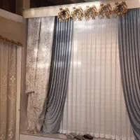 پرده کلاسیک|پرده، رانر، رومیزی|کرج, شهرک بنفشه|دیوار