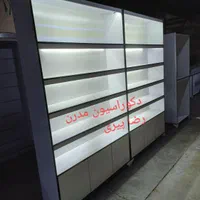 رگال شیاردار ام دی اف ویترین جدیدقفسه پیشخوان مدل|فروشگاه و مغازه|تهران, حسنآباد|دیوار