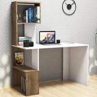 میز تحریر و کتابخانه مدل رایکا با اشانتیون