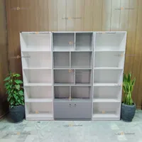 قفسه کتابخانه 3تیکه دربدار کیاچوب البرز|کتابخانه، شلف، قفسه‌های دیواری|کرج, عظیمیه|دیوار