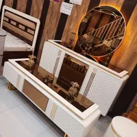 ایینه کنسول میز تی وی نیلا