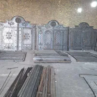 درب حیاط قاب دار روسی باغی|مصالح و تجهیزات ساختمان|مشهد, رسالت|دیوار