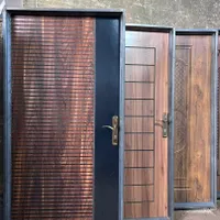 درب اتاق چوبی ضدسرقت باغی حیاطی
