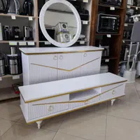 ست آینه کنسول و میز تلویزیون مدل V * اثاث مارکت|بوفه، ویترین، کنسول|سیرجان, |دیوار