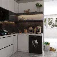 طراحی سه بعدی 3D کابینت - انواع ورقMDFو پی وی سی|خدمات پیشه و مهارت|صدرا-فارس, |دیوار
